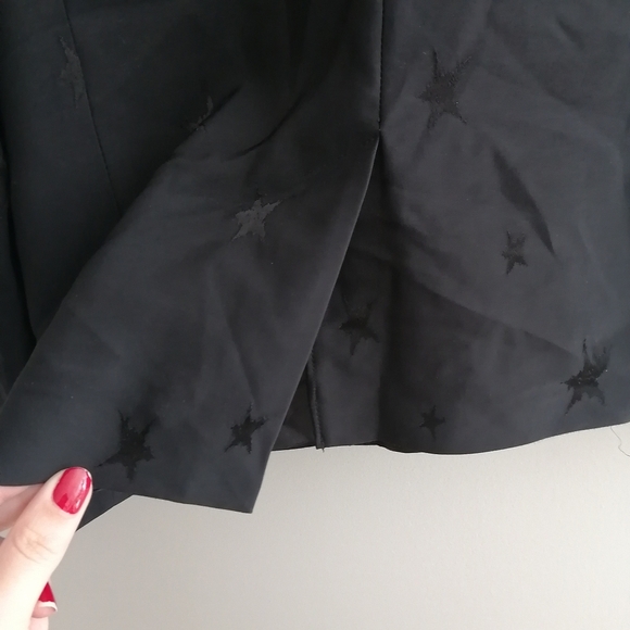 Zadig & Voltaire Victor Star Deluxe Embossed Black Blazer 38 (Medium) - Picture 9 of 17